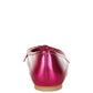 Bromelia Metallic Pleather Bow Ballerinas - 1985 the VAULT Boutique
