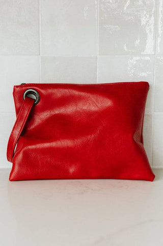 ALEXA OVERSIZED CLUTCH WITH WRISTLET - 1985 the VAULT Boutique