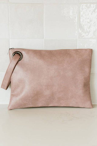 ALEXA OVERSIZED CLUTCH WITH WRISTLET - 1985 the VAULT Boutique