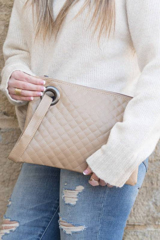 Quilted Wristlet Clutch - 1985 the VAULT Boutique