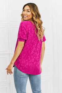 BOMBOM Carnival Vibes Animal Textured Top - Happily Ever Atchison Shop Co.