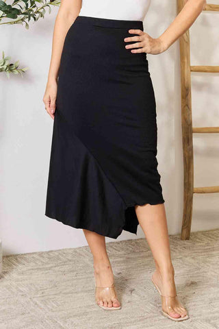 Culture Code Full Size High Waist Midi Skirt - 1985 the VAULT Boutique