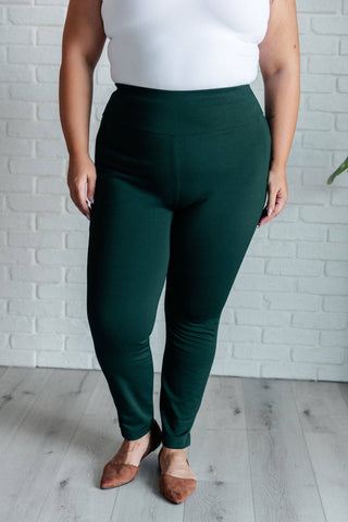 Magic Skinny 28" Pants in Hunter Green - 1985 the VAULT Boutique