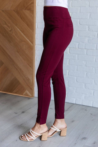 Magic Skinny 28" Pants in Wine - 1985 the VAULT Boutique