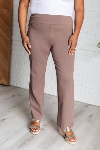 Magic Straight Pants in Dark Mocha - 1985 the VAULT Boutique