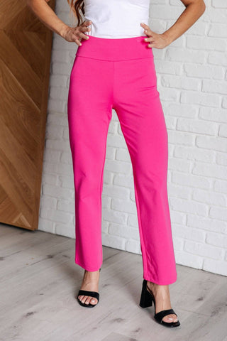 Magic Straight Pants in Hot Pink - 1985 the VAULT Boutique