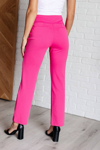 Magic Straight Pants in Hot Pink - 1985 the VAULT Boutique