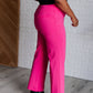 Magic Straight Pants in Hot Pink - 1985 the VAULT Boutique