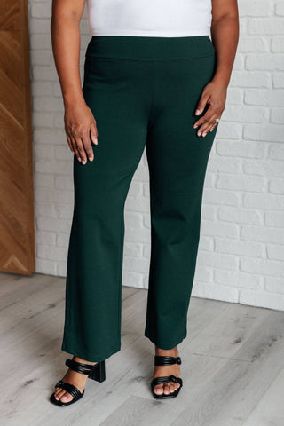 Magic Straight Pants in Hunter Green - 1985 the VAULT Boutique