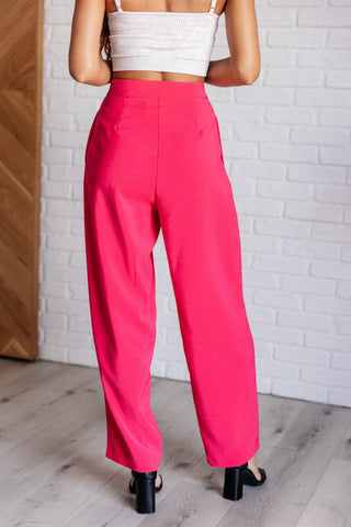 Vigilante Stuff Pleated Trousers in Hot Pink - 1985 the VAULT Boutique