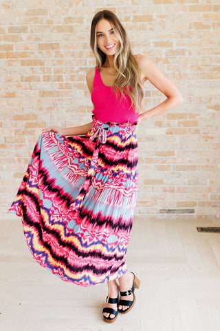 Watch Me Twirl Abstract Skirt - 1985 the VAULT Boutique