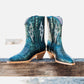 Bowie Metallic Boot in Teal - 1985 the VAULT Boutique