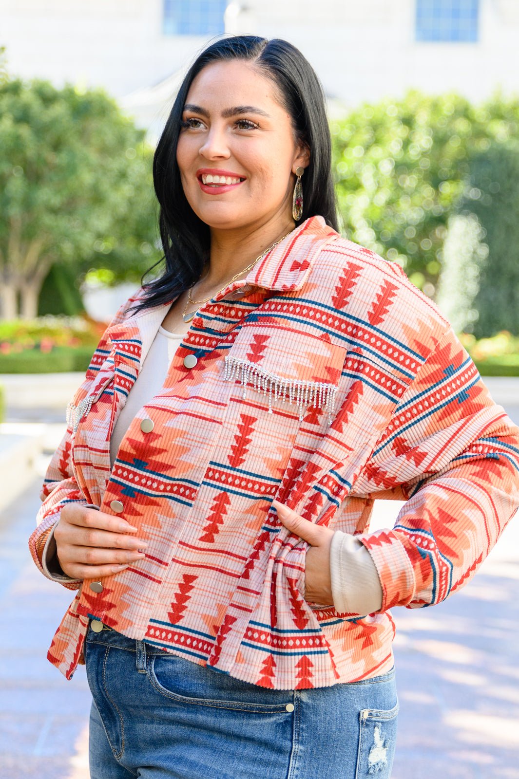 Breaking Free Western Print Jacket - Happily Ever Atchison Shop Co.