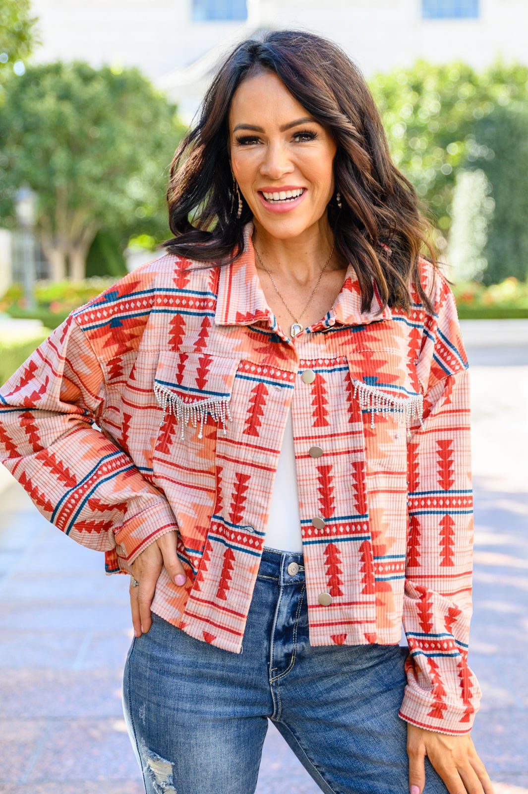 Breaking Free Western Print Jacket - Happily Ever Atchison Shop Co.