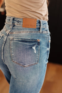 Bree High Rise Control Top Distressed Straight Jeans - Happily Ever Atchison Shop Co.