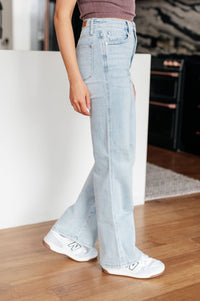 Brooke High Rise Control Top Vintage Wash Straight Jeans - Happily Ever Atchison Shop Co.