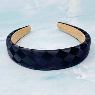 Checked In Mute Headband - 1985 the VAULT Boutique