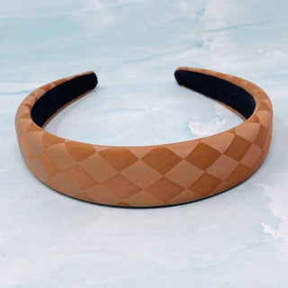 Checked In Mute Headband - 1985 the VAULT Boutique