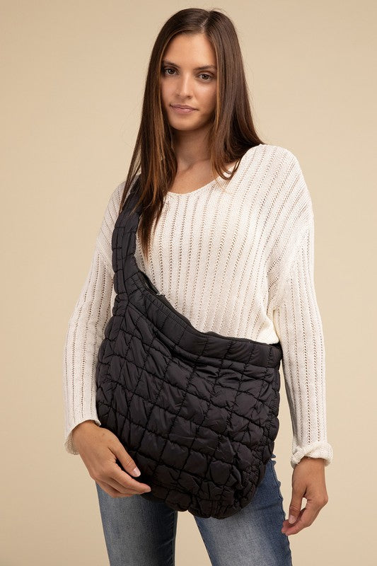 Puff Quilted Crossbody Shoulder Bag - 1985 the VAULT Boutique