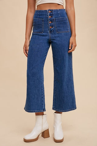 Annie Wear Button Fly High Waist Jeans - 1985 the VAULT Boutique