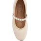 Sassie Pearl Embellished Ballerina Flats - 1985 the VAULT Boutique