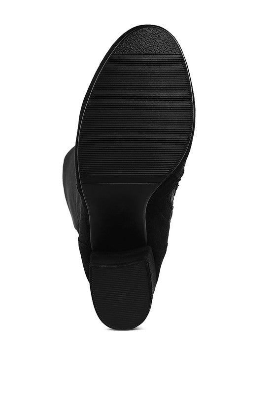 Saloniki Microfiber Calf Boots - 1985 the VAULT Boutique