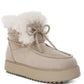 Bunting Faux Fur Collar Flatform Boots - 1985 the VAULT Boutique