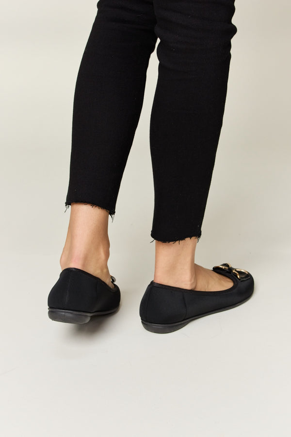 Forever Link Metal Buckle Flat Loafers - 1985 the VAULT Boutique