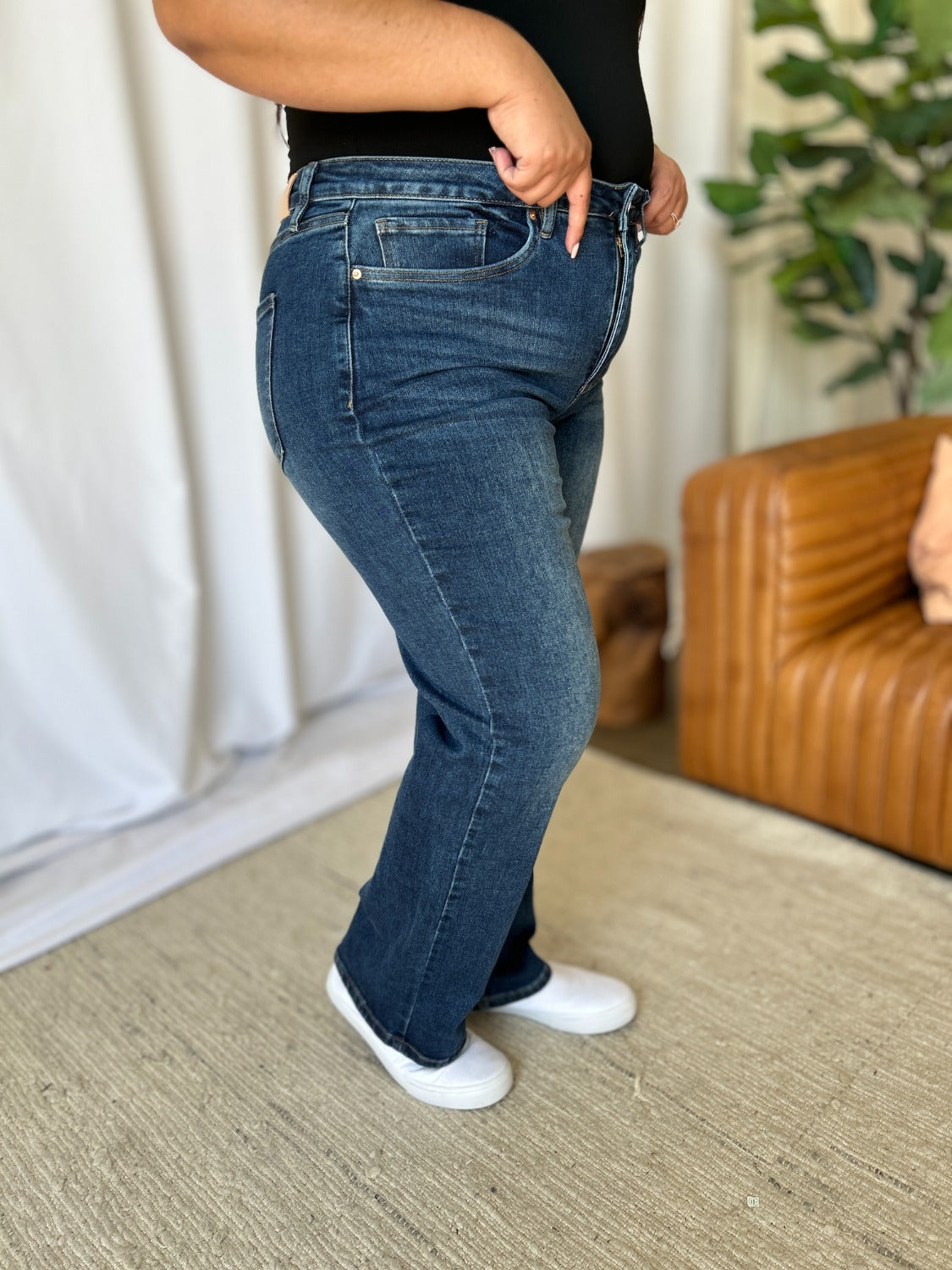 RFM Full Size High Rise Straight Tummy Control Jeans - 1985 the VAULT Boutique