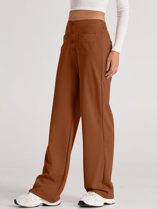 High Waist Wide Leg Pants - 1985 the VAULT Boutique