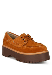 Cuckatoos Chunky Suede Oxford Loafers - 1985 the VAULT Boutique