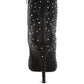 Lobelia Rhinestones Embellished Stiletto Boots - 1985 the VAULT Boutique