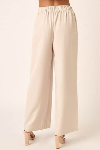 Mittoshop Inverted Pleat Detail Wide Leg Pants - 1985 the VAULT Boutique