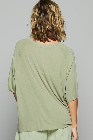 POL Round Neck Half Sleeve T-Shirt - 1985 the VAULT Boutique