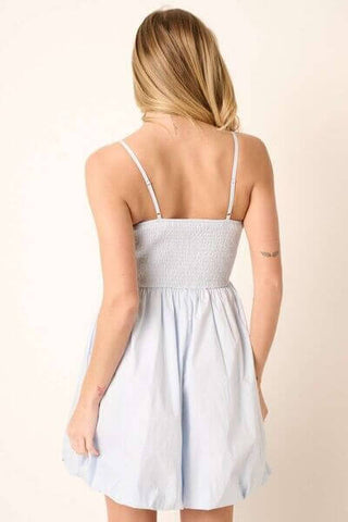 Mittoshop Ruched Detail Bubble Hem Mini Dress - 1985 the VAULT Boutique