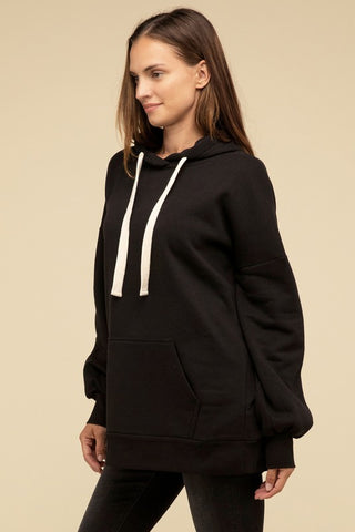 Oversized Hoodie Longline Sweatshirt - 1985 the VAULT Boutique