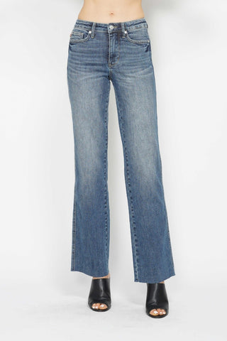 Judy Blue Full Size Tummy Control Straight Jeans - 1985 the VAULT Boutique