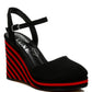 Manifest Dual Tone Wedge Sandals - 1985 the VAULT Boutique