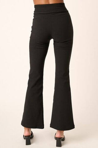 Mittoshop Surplice V Waist Flare Pants - 1985 the VAULT Boutique