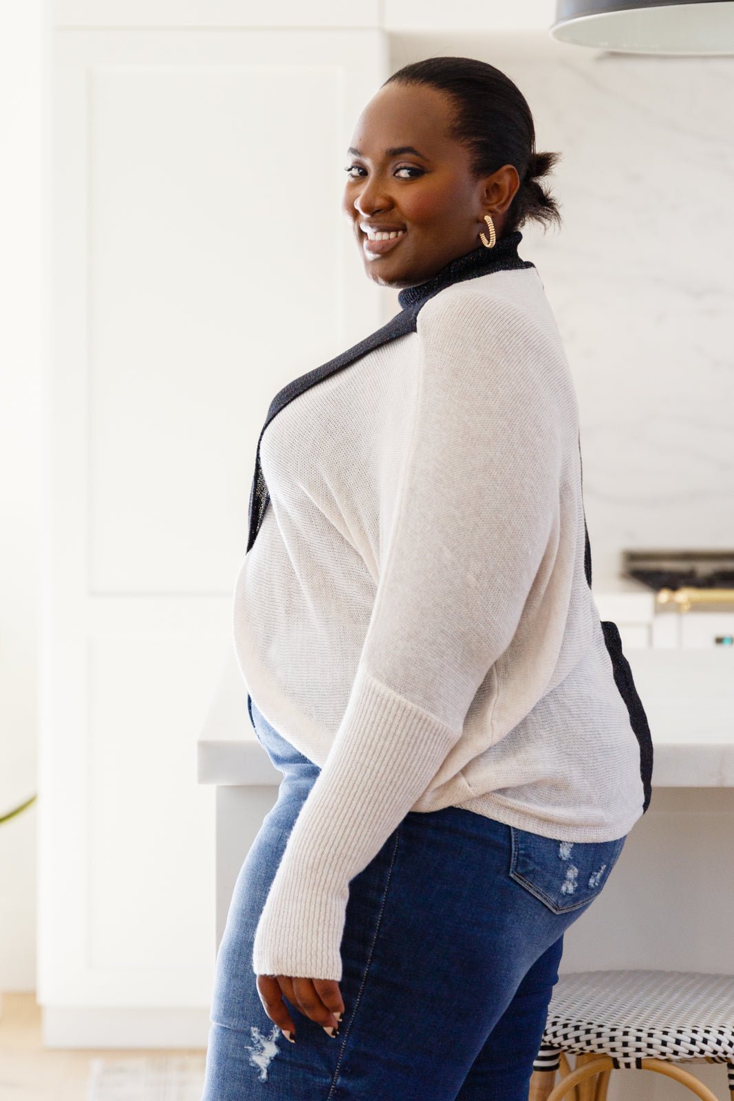 Can't Touch This Sparkle Color Blocked Sweater - Happily Ever Atchison Shop Co.