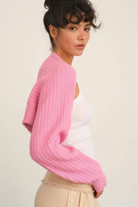 HYFVE Ribbed Knit Bolero Cardigan - 1985 the VAULT Boutique