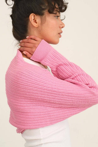 HYFVE Ribbed Knit Bolero Cardigan - 1985 the VAULT Boutique