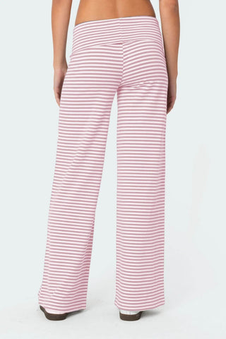 Striped Wide Leg Pants - 1985 the VAULT Boutique