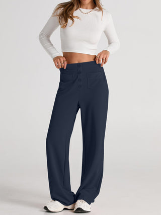 High Waist Wide Leg Pants - 1985 the VAULT Boutique