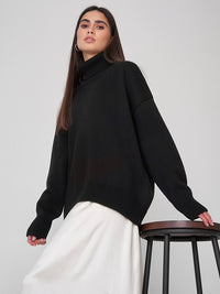 Turtleneck Long Sleeve Sweater - 1985 the VAULT Boutique