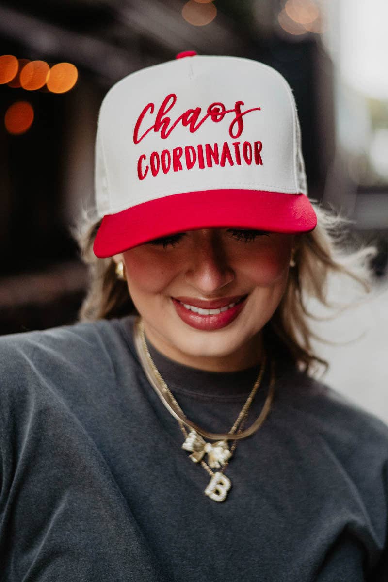 Chaos Coordinator Funny Two-Toned Hat