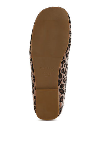 Paboa Leopard Print Flat Loafers - 1985 the VAULT Boutique