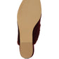 Seyhan Fur Detail Velvet Slip-On Mules - 1985 the VAULT Boutique