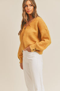 MABLE Long Sleeve Button Down Sweater Cardigan - 1985 THE VAULT