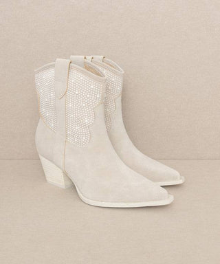 OASIS SOCIETY Cannes - Pearl Studded Western Boots - 1985 the VAULT Boutique